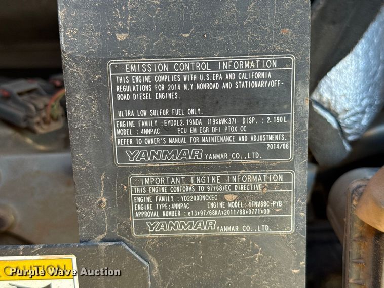 image for item FC4344 2014 Case CX55B mini excavator