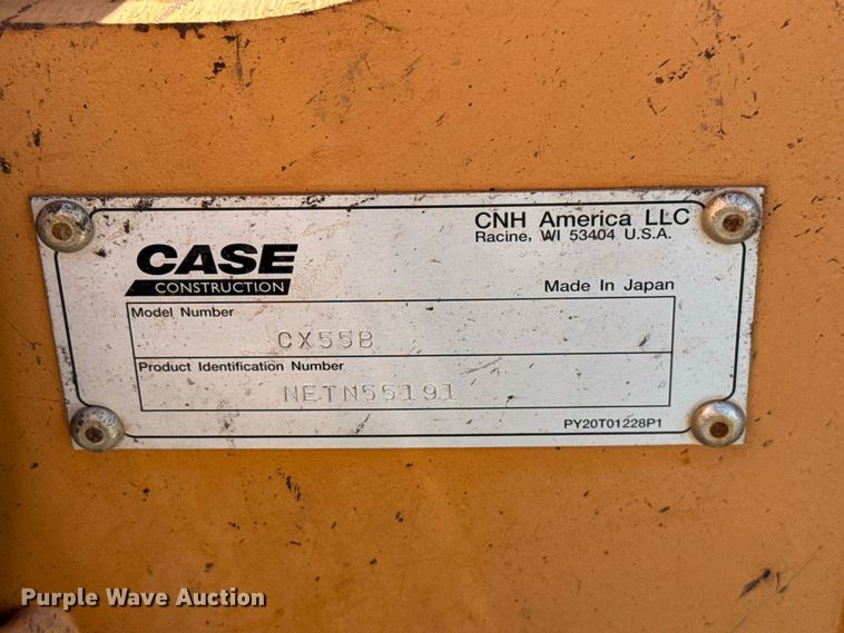 image for item FC4344 2014 Case CX55B mini excavator