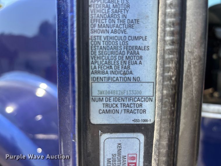 image for item FG0622 2006 Kenworth T800 dump truck