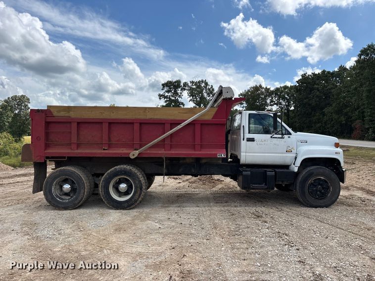 image for item FG0676 1990 Chevrolet Kodiak dump truck