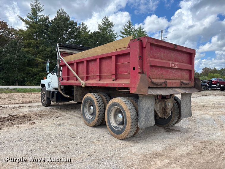 image for item FG0676 1990 Chevrolet Kodiak dump truck
