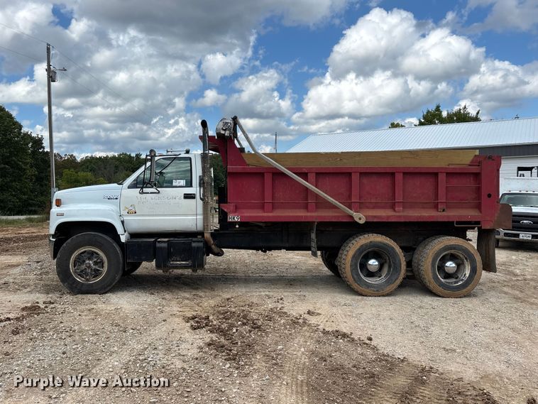 image for item FG0676 1990 Chevrolet Kodiak dump truck