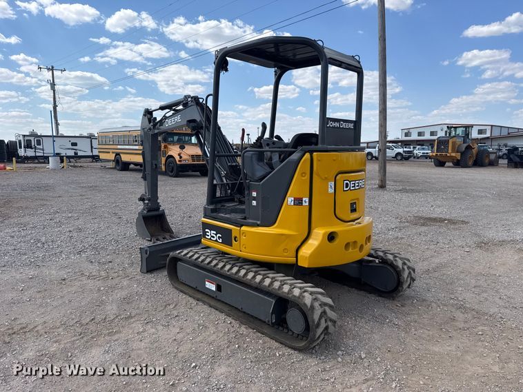 image for item FH6630 2015 John Deere 35G mini excavator