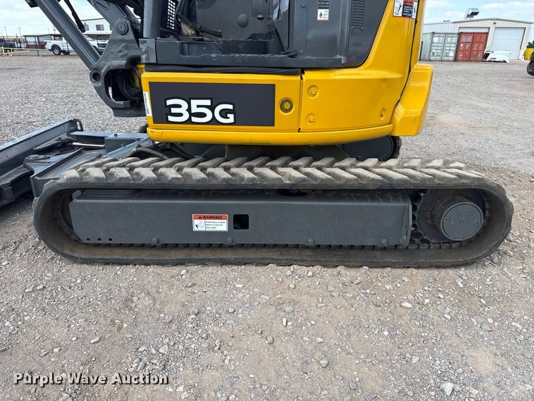 image for item FH6630 2015 John Deere 35G mini excavator