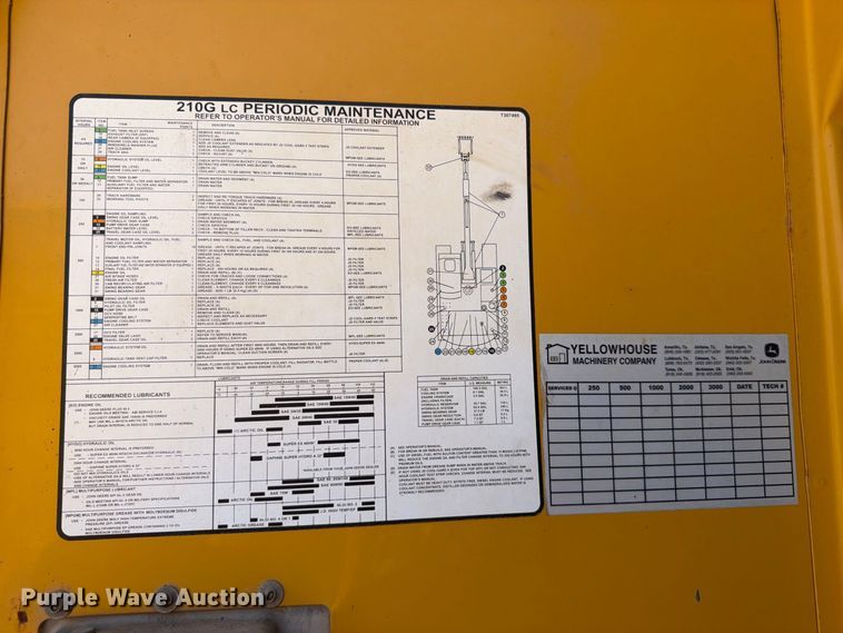 image for item FI0374 2014 John Deere 210G LC excavator