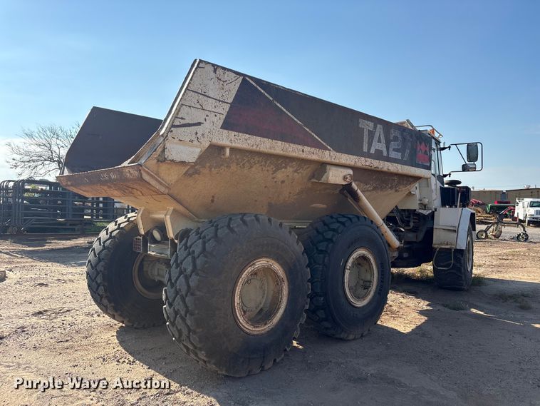 image for item FI0375 2001 Terex TA27 articulated haul truck