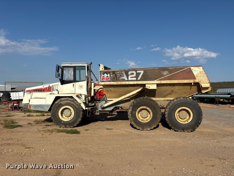 image for item FI0375 2001 Terex TA27 articulated haul truck