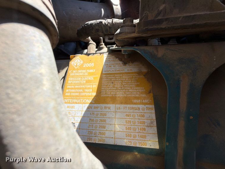 image for item FI0380 2006 International 4200 dump truck