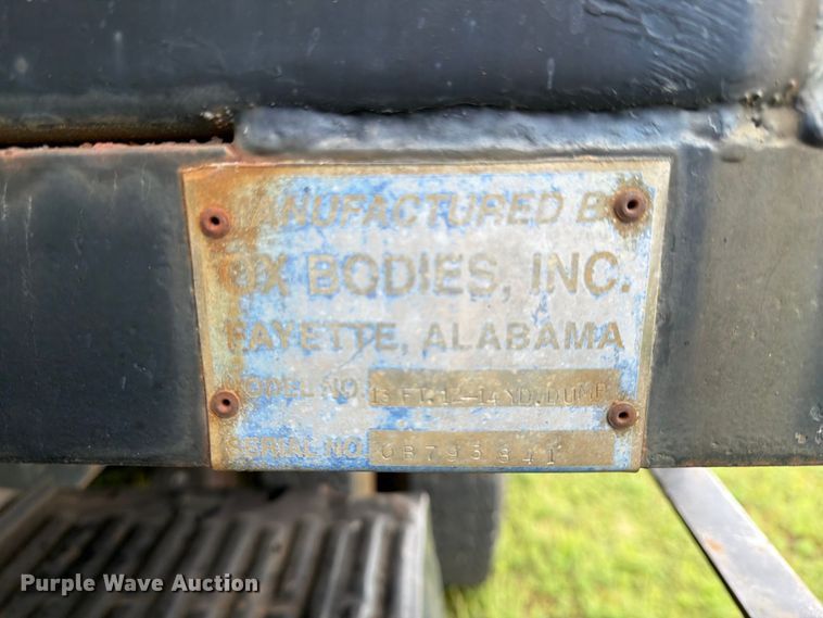 image for item FI1016 1988 GMC C7 Top Kick dump truck
