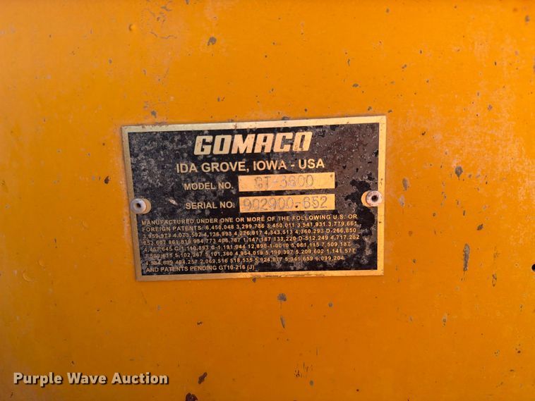 2005 Gomaco GT-3600