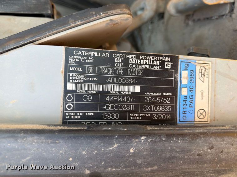 image for item FJ0509 2004 Caterpillar D6R dozer
