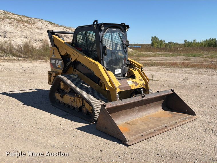 image for item FJ0517 Caterpillar 289D tracked skid steer loader