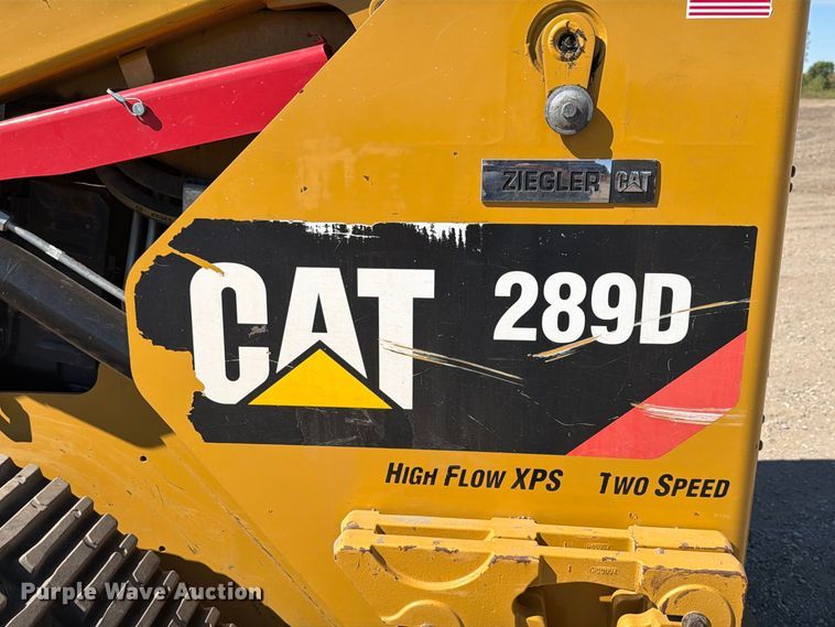 image for item FJ0517 Caterpillar 289D tracked skid steer loader