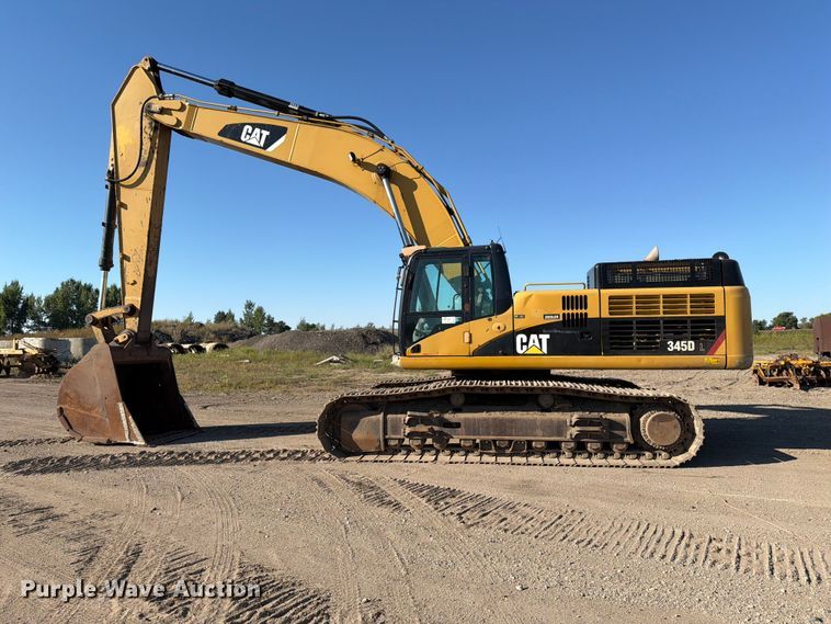 image for item FJ0527 2008 Caterpillar 345D excavator