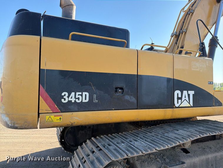 image for item FJ0527 2008 Caterpillar 345D excavator