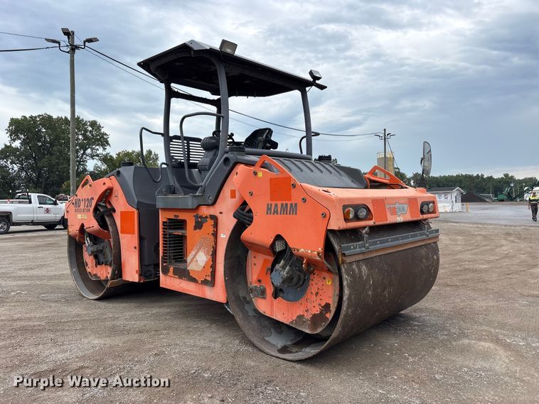 image for item FK1498 2010 Hamm HD120 double drum vibratory roller