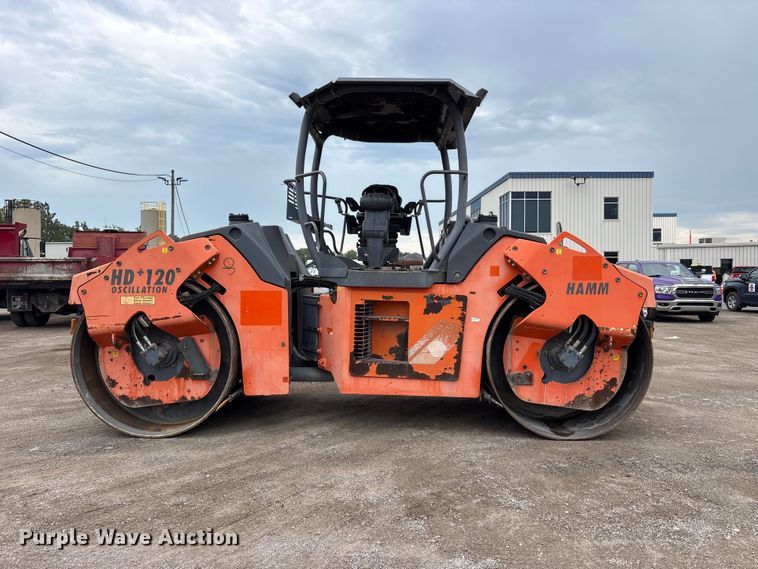 image for item FK1498 2010 Hamm HD120 double drum vibratory roller