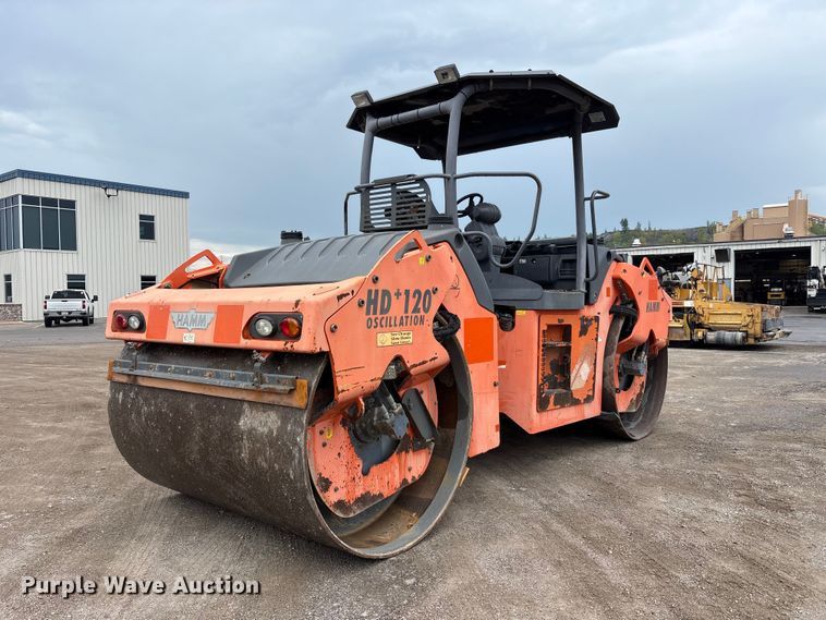 image for item FK1498 2010 Hamm HD120 double drum vibratory roller
