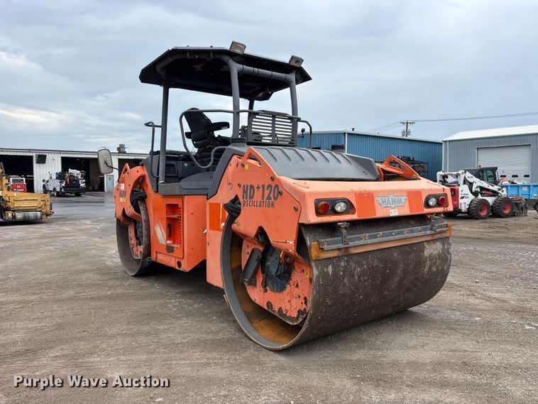 image for item FK1498 2010 Hamm HD120 double drum vibratory roller