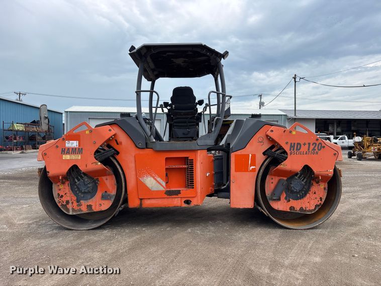 image for item FK1498 2010 Hamm HD120 double drum vibratory roller