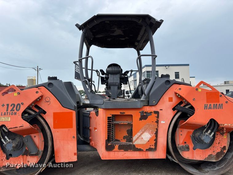image for item FK1498 2010 Hamm HD120 double drum vibratory roller