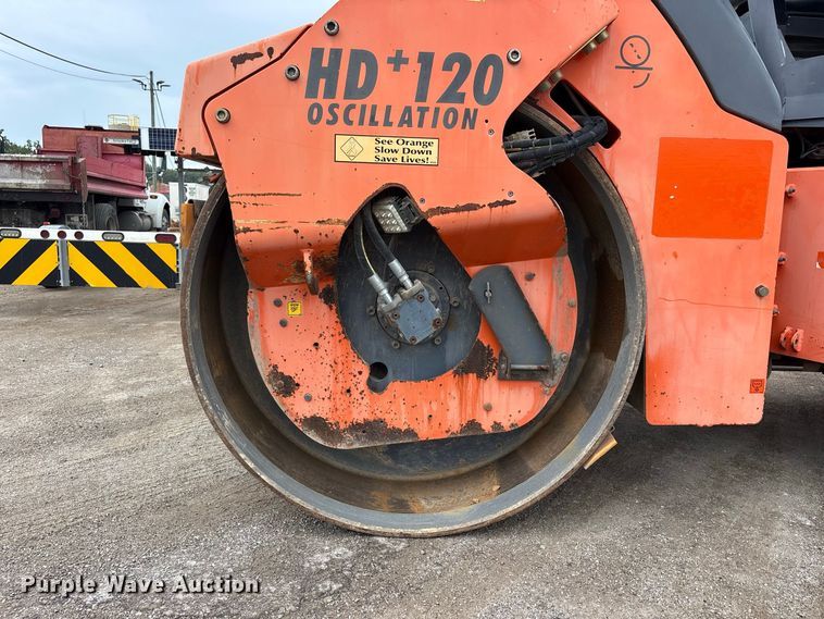 image for item FK1498 2010 Hamm HD120 double drum vibratory roller