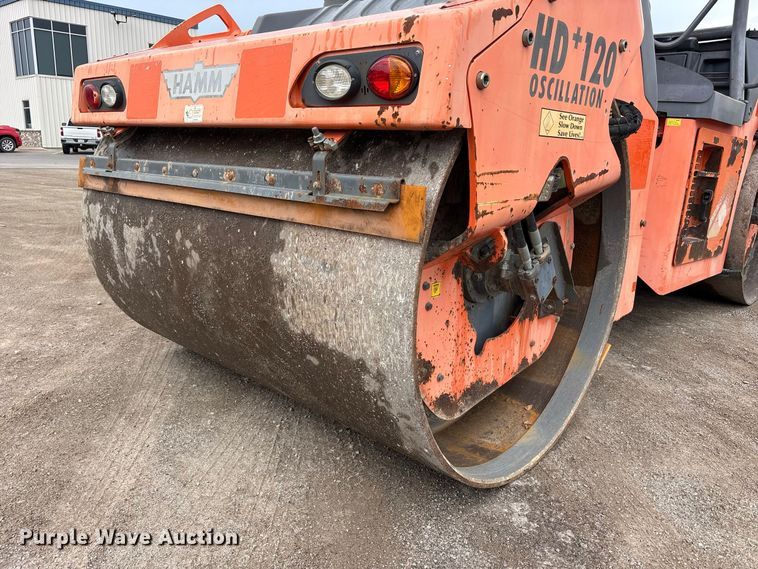 image for item FK1498 2010 Hamm HD120 double drum vibratory roller