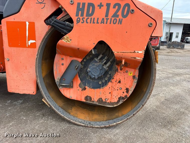image for item FK1498 2010 Hamm HD120 double drum vibratory roller