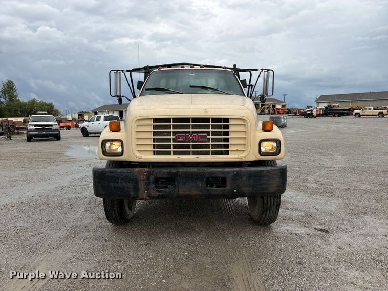 image for item FK3462 1998 GMC C6500 dump flatbed truck