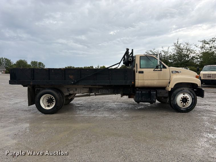 image for item FK3462 1998 GMC C6500 dump flatbed truck