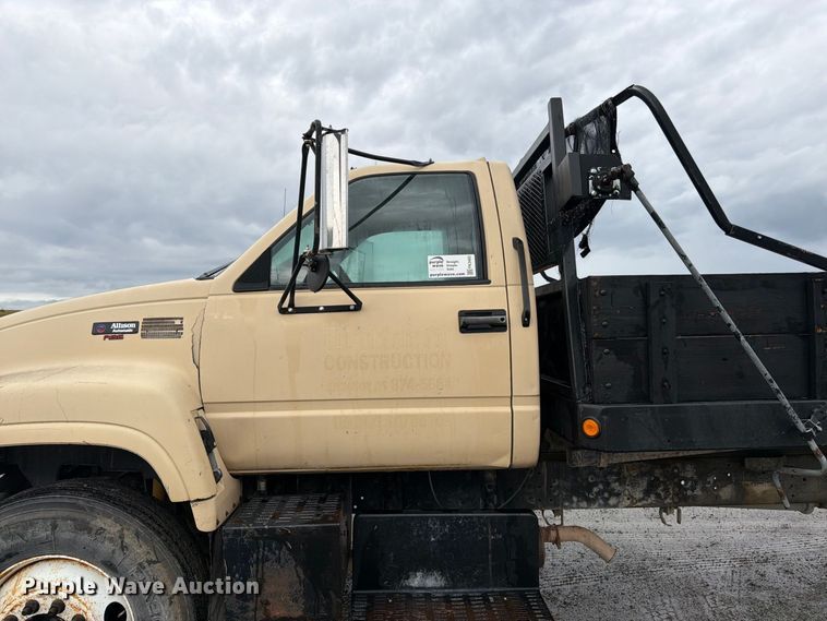 image for item FK3462 1998 GMC C6500 dump flatbed truck