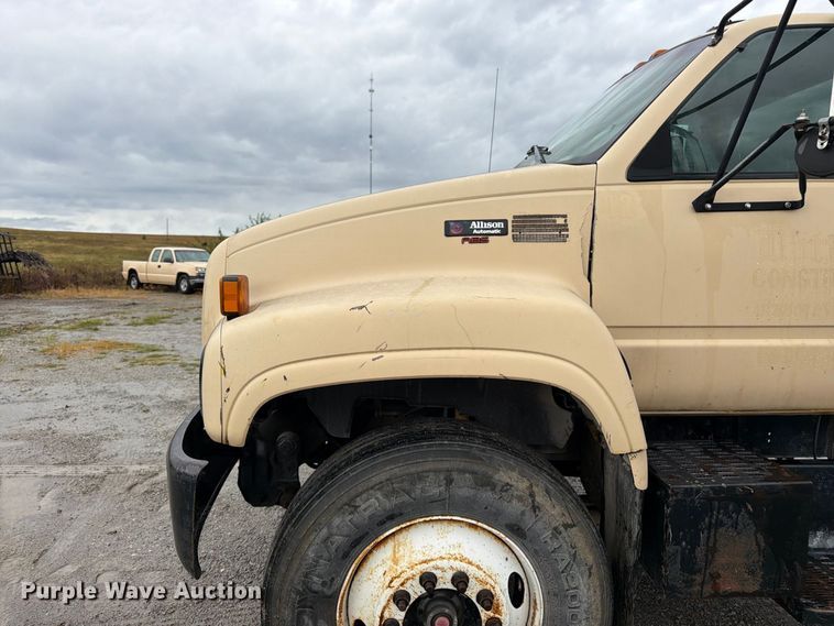 image for item FK3462 1998 GMC C6500 dump flatbed truck