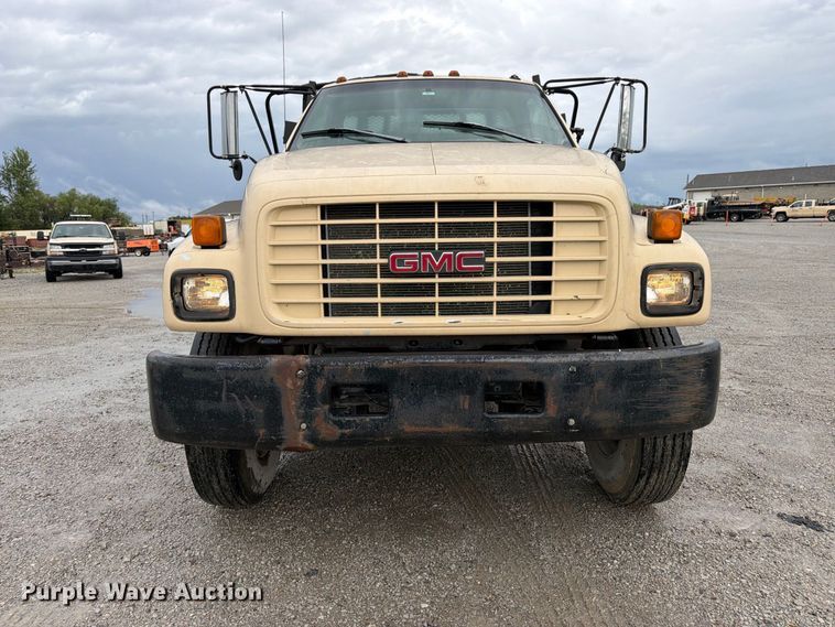 image for item FK3462 1998 GMC C6500 dump flatbed truck