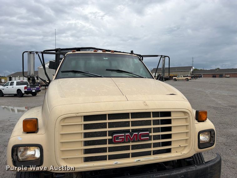 image for item FK3462 1998 GMC C6500 dump flatbed truck
