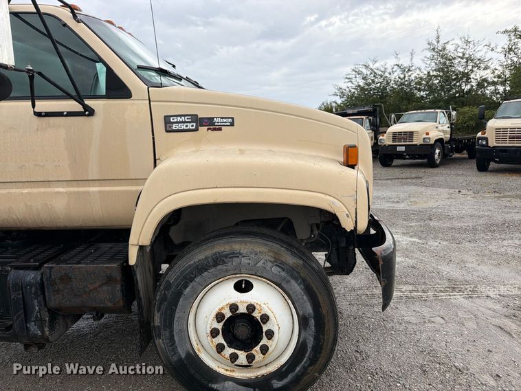 image for item FK3462 1998 GMC C6500 dump flatbed truck