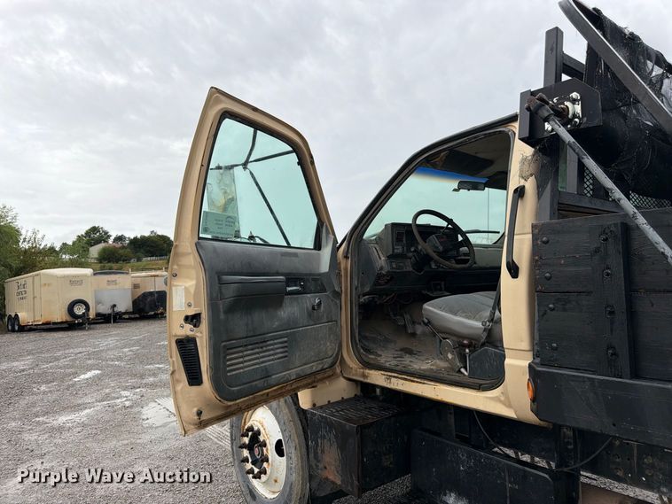 image for item FK3462 1998 GMC C6500 dump flatbed truck