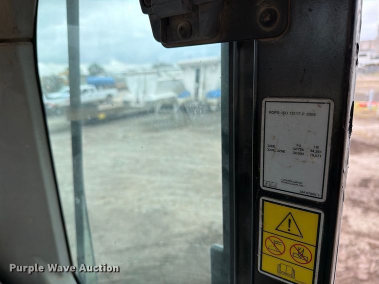 image for item FK3689 2012 Caterpillar 336EL excavator