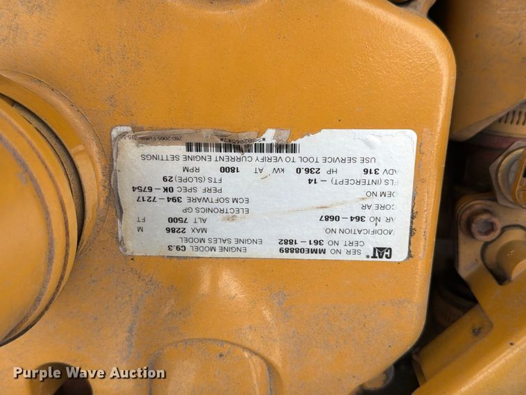 image for item FK3689 2012 Caterpillar 336EL excavator