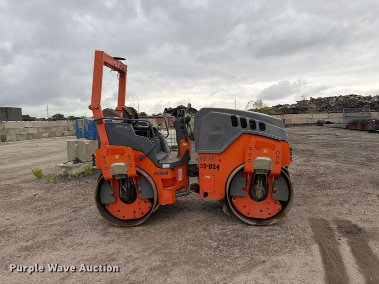 image for item FK3693 2016 Hamm HD 14i VV double drum vibratory roller