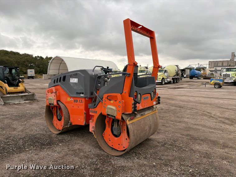 image for item FK3694 2016 Hamm HD 13i VV double drum vibratory roller