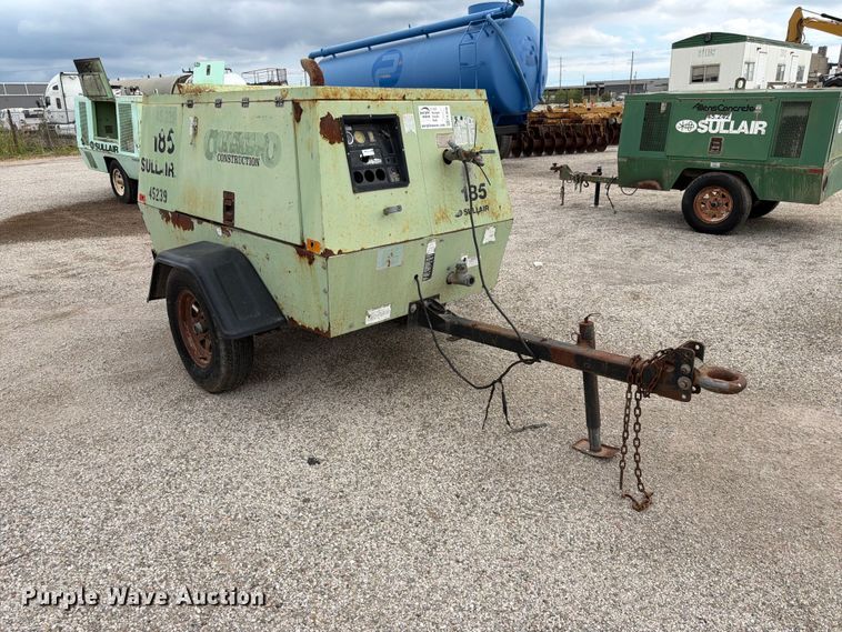 image for item FK3698 Sullair 185 DPQ JD air compressor