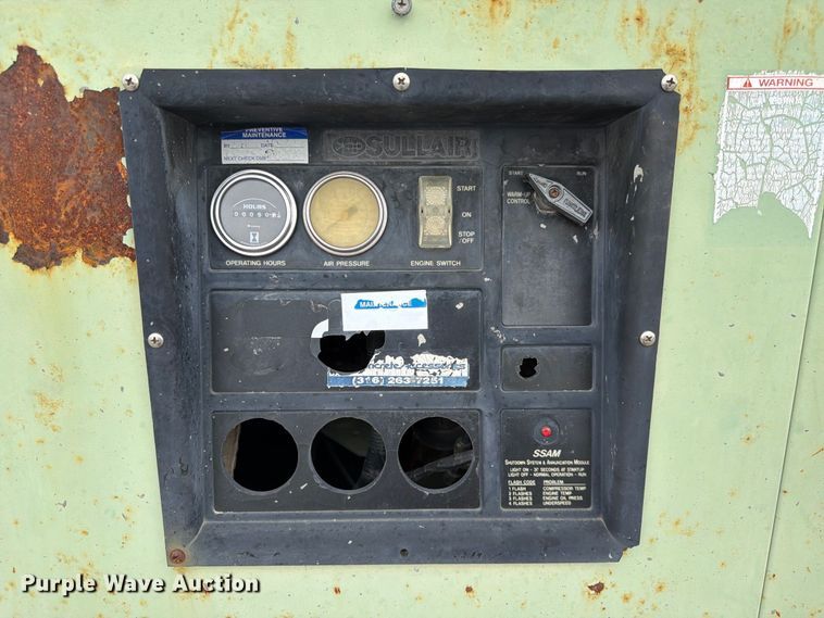 image for item FK3698 Sullair 185 DPQ JD air compressor
