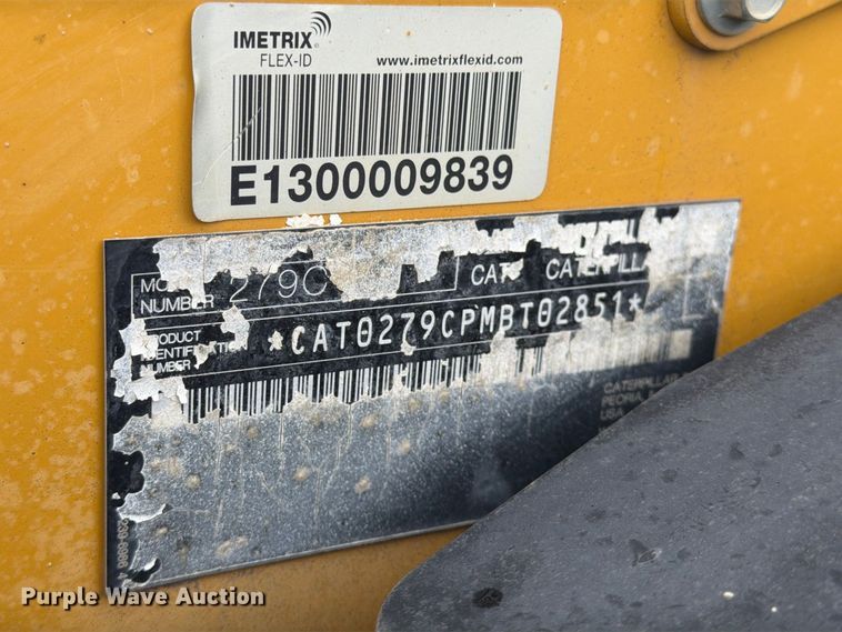 image for item FK3701 2012 Caterpillar 279C tracked skid steer loader