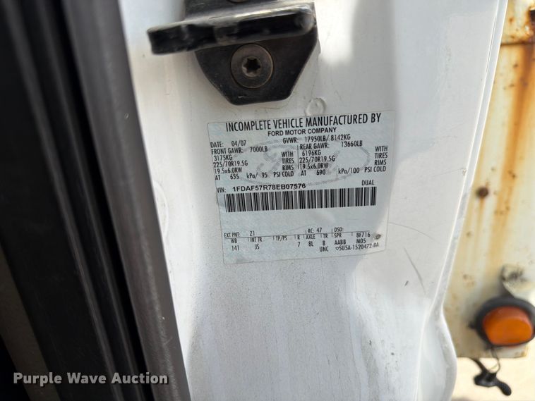 2008 Ford F550