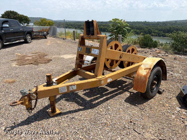 image for item FK5045 2000 Shop built reel tension trailer