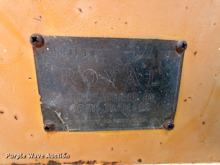 image for item FK5045 2000 Shop built reel tension trailer