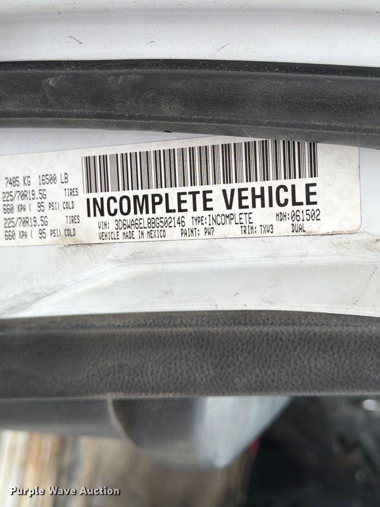 image for item FK5067 2011 Dodge Ram 4500 flatbed truck