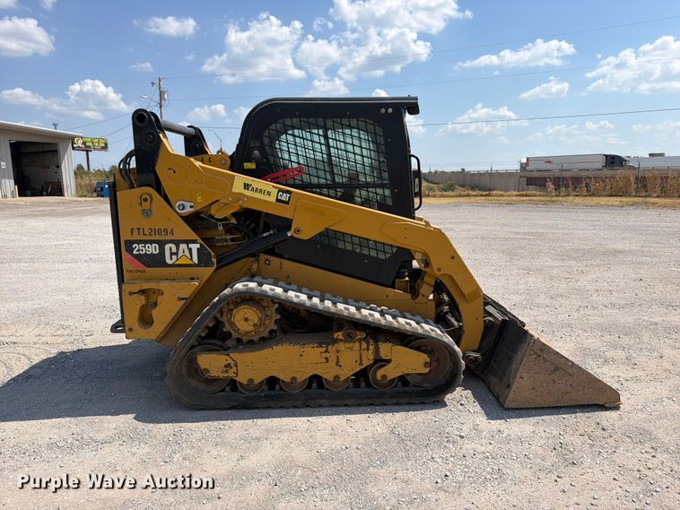 image for item FK5138 2019 Caterpillar 259D tracked skid steer loader