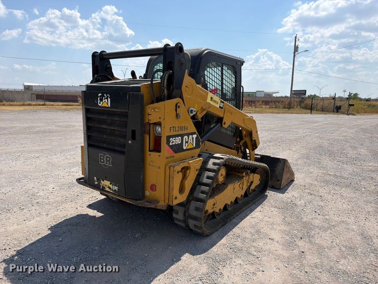 image for item FK5138 2019 Caterpillar 259D tracked skid steer loader
