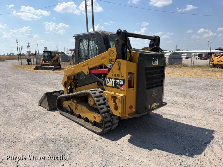 image for item FK5138 2019 Caterpillar 259D tracked skid steer loader